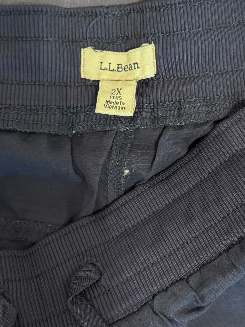 L.L.Bean Navy Blue Women’s Vista Camp Shorts 2X - Picture 2 of 3
